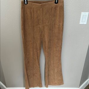 Aerie Velour Ribbed Flare Pants